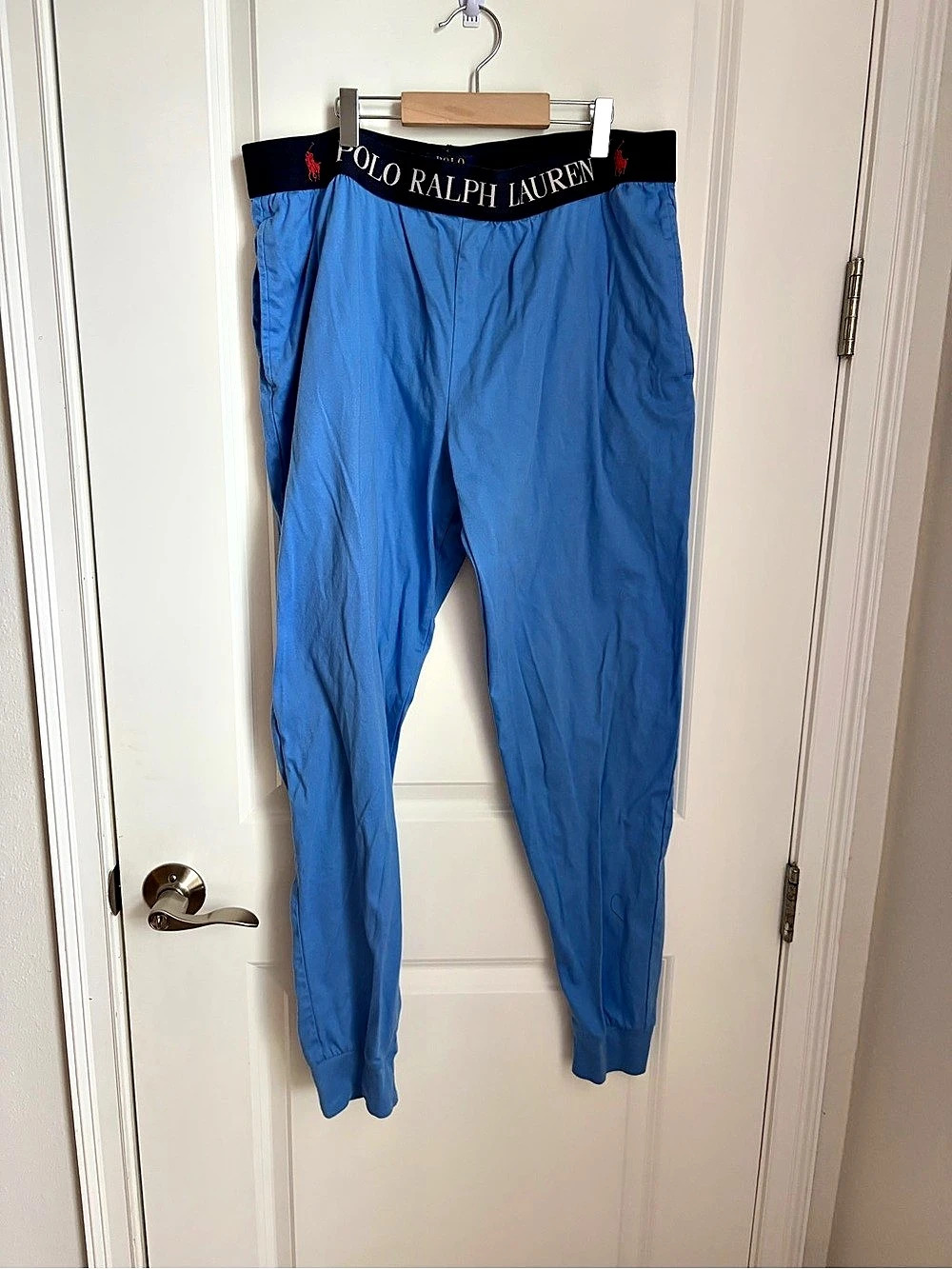 Polo Ralph Lauren Polo Pony Cotton Sleep Jogger Blue XL - Picture 1 of 5
